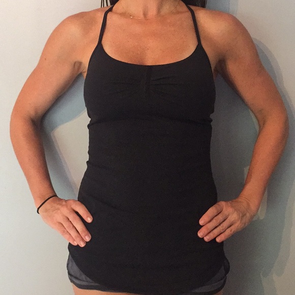 lululemon athletica Tops - Black lululemon yoga tank